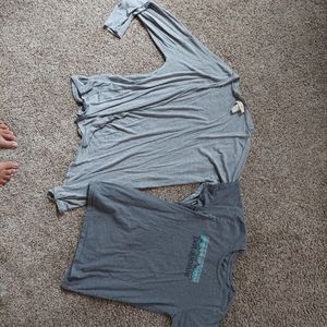Patagonia tee and misc cardigan size medium